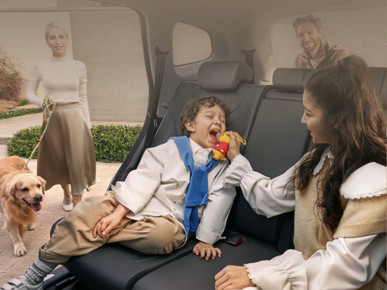Spacious Chery interior with room for the whole family