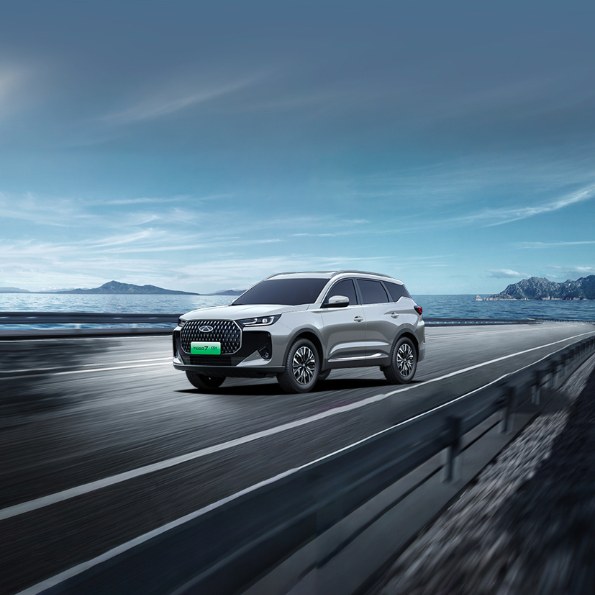 Chery on a coastal road